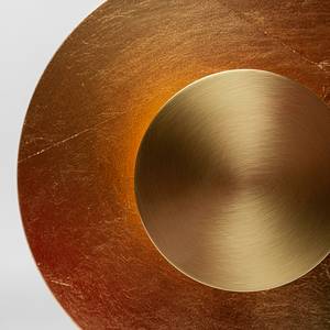 Tischleuchte Disc Stahl / Messing - 2-flammig