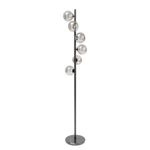 Lampadaire Scala Balls II Verre / Acier - 6 ampoules