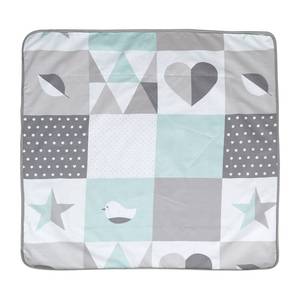 Kuscheldecke Happy Patch Babyblau