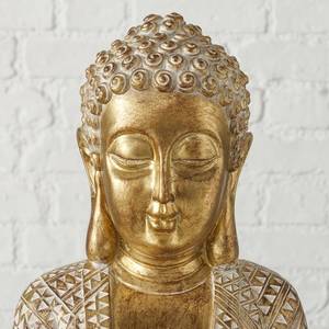 Figuur Buddha Jarven kunsthars - goudkleurig