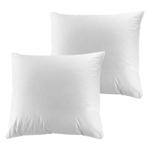 Coussins Canada (lot de 2) Coton - Blanc - 100% plumes