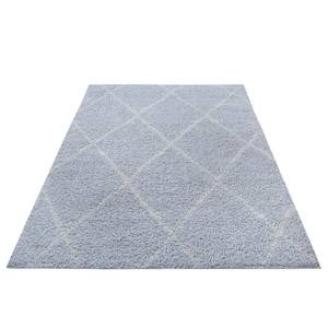 Tapis épais Ylamaa Fibres synthétiques - Gris / Crème - 160 x 220 cm