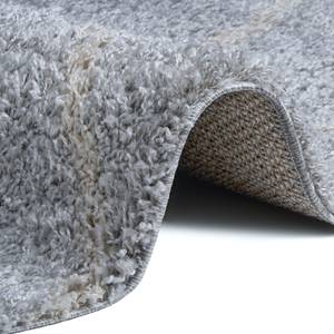 Tapis épais Ylamaa Fibres synthétiques - Gris / Crème - 160 x 220 cm