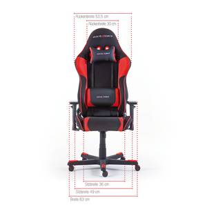 Chaise gamer Racing R86 Noir / Rouge