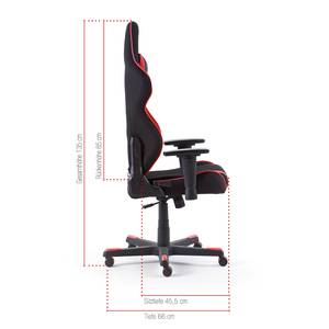 Chaise gamer Racing R86 Noir / Rouge