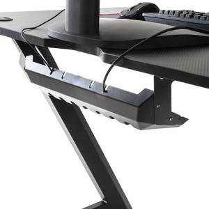 Gaming Desk Basic Carbonoptik / Schwarz