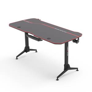 Gaming Desk Ultra (höhenverstellbar) Carbonoptik / Schwarz
