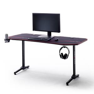 Gaming Desk Work Carbonoptik / Schwarz