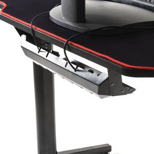 DXRacer Gaming Desk ULTRA PLUS (Réglable en hauteur) Imitation fibre de carbone / Noir