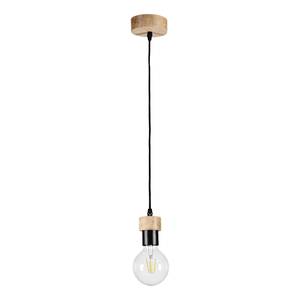 Hanglamp Clarte III staal/massief eikenhout - Aantal lichtbronnen: 1