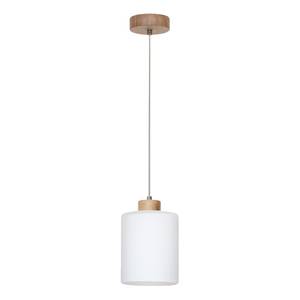 Hanglamp Zefir III melkglas/massief eikenhout - 1 lichtbron