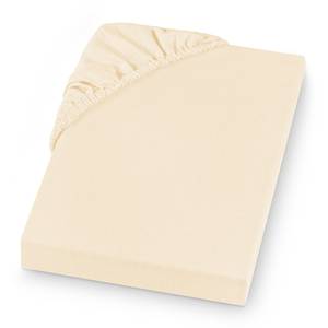Drap-housse en flanelle Refibra Coton / Lyocell - Crème - 140 x 200 cm