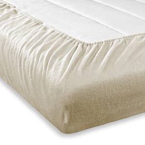 Hoeslaken van Bevertien Gots GOTS-katoen - Beige - 160 x 200 cm