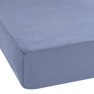 Drap-housse en flanelle Vindum Coton - Bleu clair - 180 x 200 cm