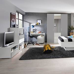 Meuble TV Fly Blanc / Gris