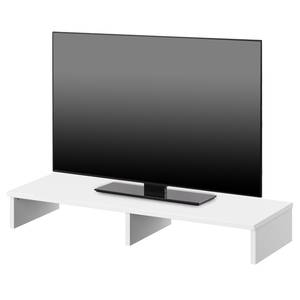 Tv-opzetstuk Fly Wit - Plaatmateriaal - 34 x 13 x 89 cm