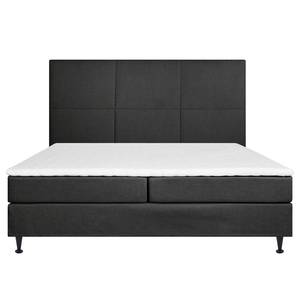 Letto boxspring Peetri Grigio scuro - 180 x 200cm