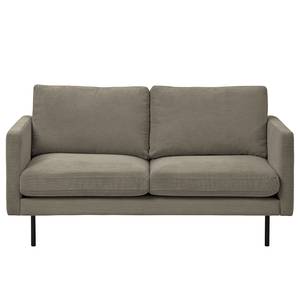 2-Sitzer Sofa LANDOS Cordstoff Licia: Hellgrau