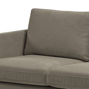 2-Sitzer Sofa LANDOS Cordstoff Licia: Hellgrau