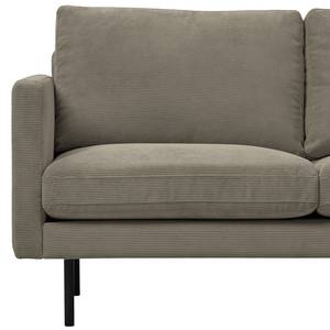 2-Sitzer Sofa LANDOS Cordstoff Licia: Hellgrau