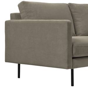 2-Sitzer Sofa LANDOS Cordstoff Licia: Hellgrau