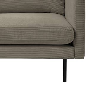 2-Sitzer Sofa LANDOS Cordstoff Licia: Hellgrau