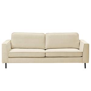 Sofa Monblanc (3-Sitzer) Webstoff - Webstoff Velia: Creme