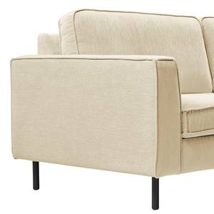 Sofa Monblanc (3-Sitzer) Webstoff - Webstoff Velia: Creme