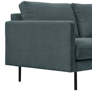 2-Sitzer Sofa LANDOS Cordstoff Licia: Marineblau