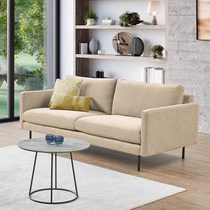 3-Sitzer Sofa LANDOS Webstoff Velia: Cappuccino