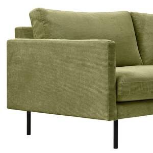 3-Sitzer Sofa LANDOS Cordstoff Licia: Lindgrün