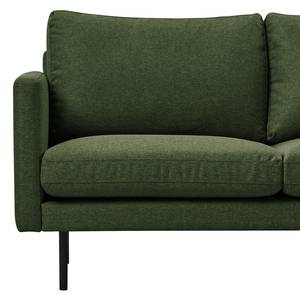 2-Sitzer Sofa LANDOS Webstoff Maiti: Dunkelgrün