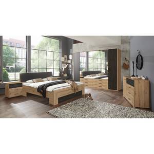 Futonbett Sulzbach I Eiche Artisan Dekor / Anthrazit - Tiefe: 210 cm