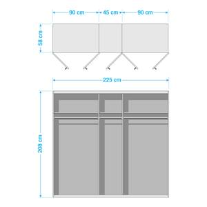 Drehtürenschrank Kopenhagen kaufen | home24