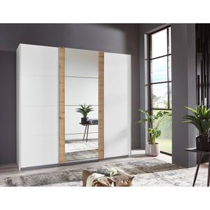 Armoire à portes coulissantes Bern Imitation chêne Artisan / Blanc - 225 x 210 cm