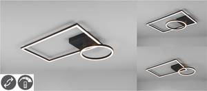 LED-Deckenleuchte Verso Kunststoff / Eisen - 1-flammig - Schwarz