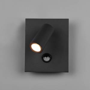 LED-Wandleuchte Tunga II Aluminium - 1-flammig - Schwarz