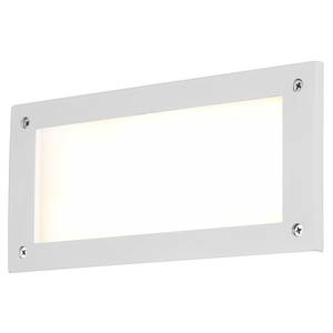 LED-wandlamp Kelly polyacryl/aluminium - 1 lichtbron - Wit