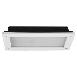 LED-wandlamp Kelly polyacryl/aluminium - 1 lichtbron - Wit