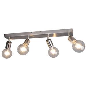 Plafondlamp Vannes ijzer - Zilver - Aantal lichtbronnen: 4