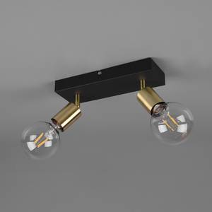Plafondlamp Vannes ijzer - Messing - Aantal lichtbronnen: 2