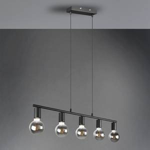 Suspension Vannes Fer - Noir - Nb d'ampoules : 5