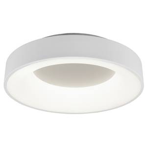 LED-plafondlamp Girona polyacryl/ijzer - 1 lichtbron - Wit - Diameter: 45 cm