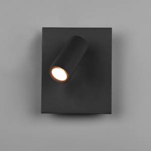 LED-wandlamp Tunga I aluminium - 1 lichtbron - Zwart