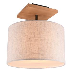 Plafondlamp Elmau textielmix/massief pijnboomhout - 1 lichtbron