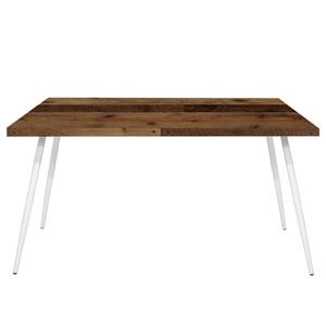 Bureau Unieux I Afvalhout look	 - Breedte: 140 cm - Wit