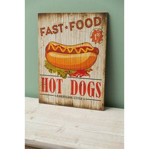 Afbeelding Hot Dogs sparrenhout - beige