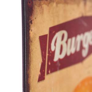 Panneau décoratif Burgers Fer - Orange