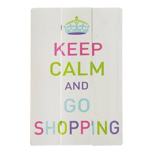Panneau décoratif Go Shopping Sapin - Blanc