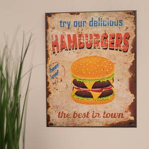 Schild Hamburgers Eisen - Beige